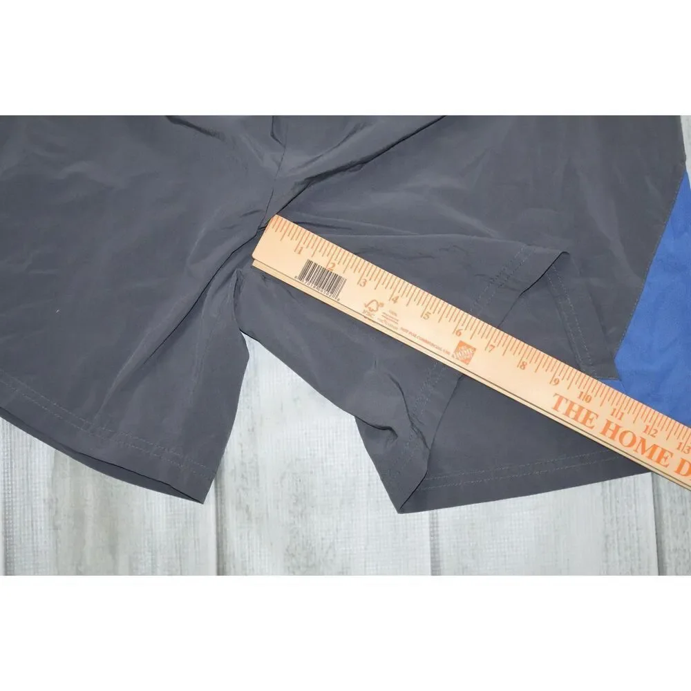 Nike Dri-FIT Athletic Running Shorts Lined Gray/Blue XL (RN# 56323 CA# 05553)